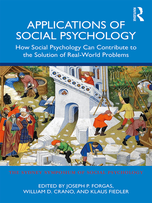 Title details for Applications of Social Psychology by Joseph P. Forgas - Wait list